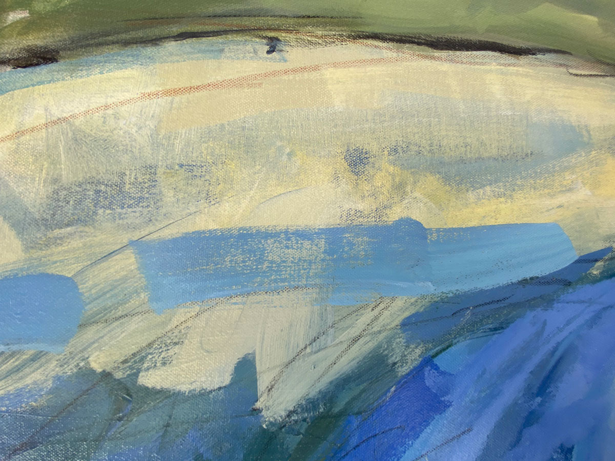 Flow, 36 x 36 x 1.5" unframed