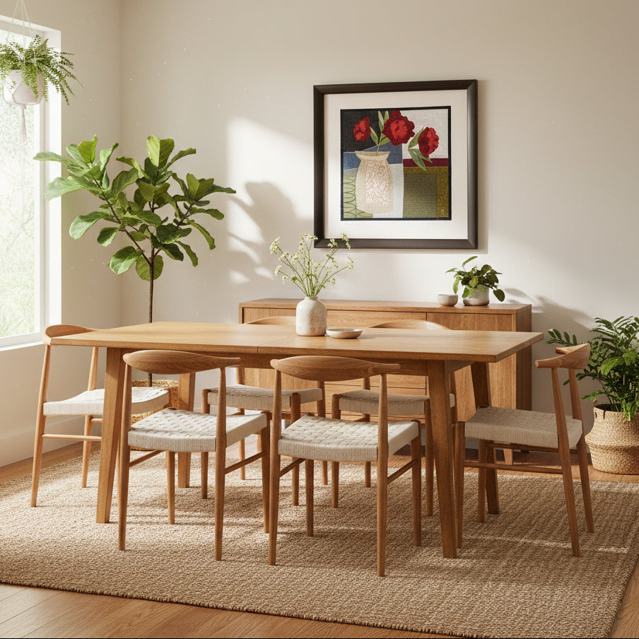 Flowers In Vase, 26.5 x 26.5 x 1.5" framed