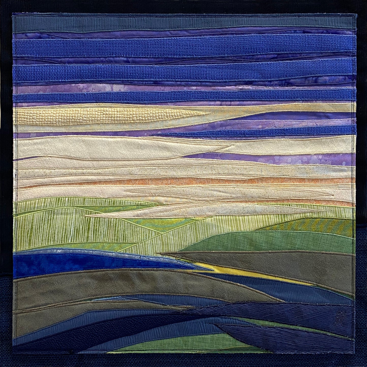 Morning, 22.5 x 22.5 x 1.5" framed