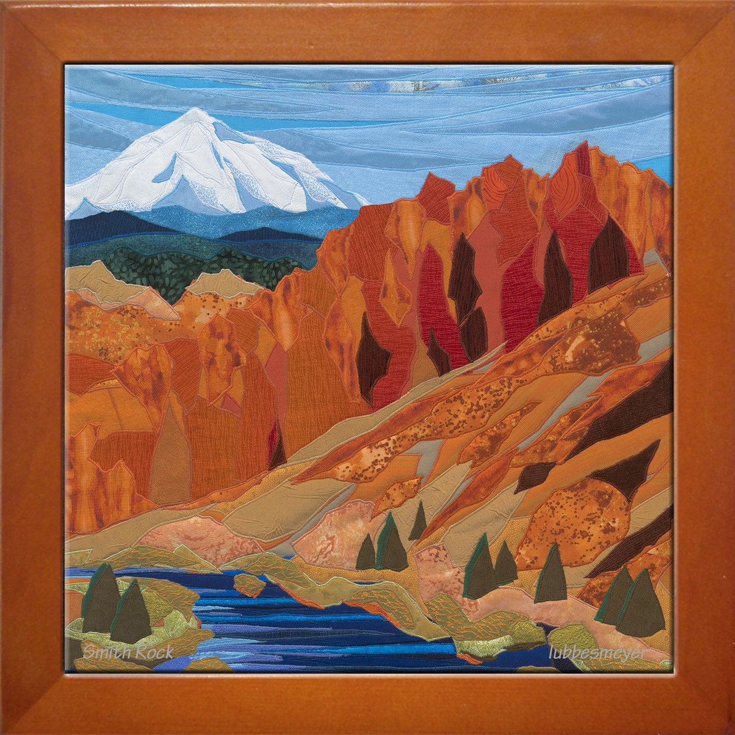 Smith Rock Framed Ceramic Tile