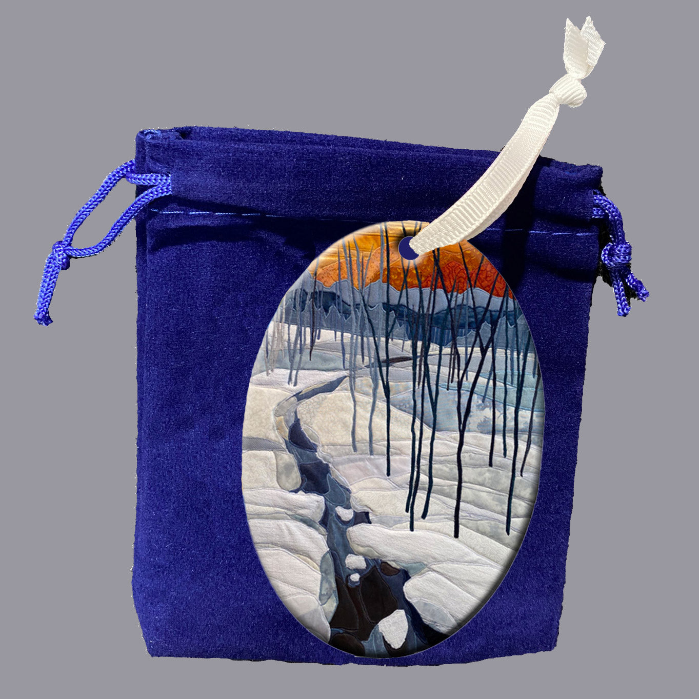 2021 Ornament, Winter Stream