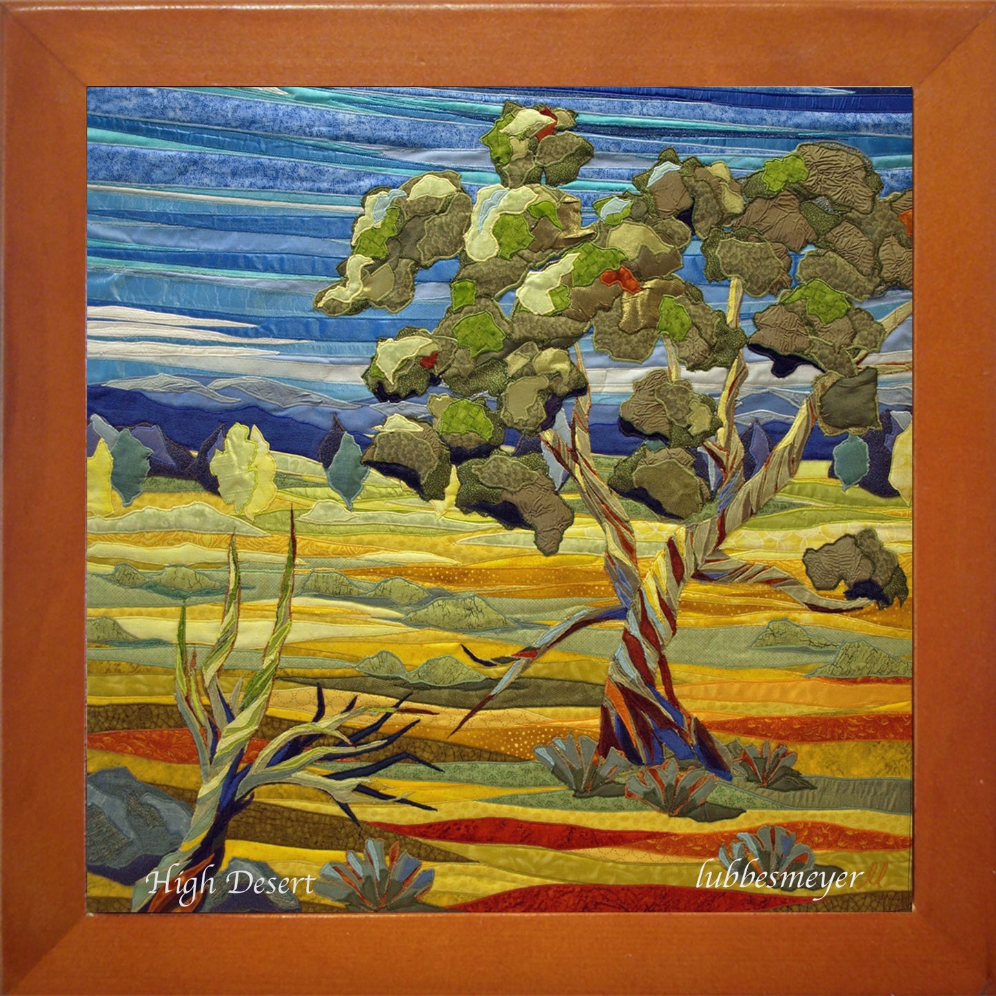 High Desert Framed Ceramic Tile