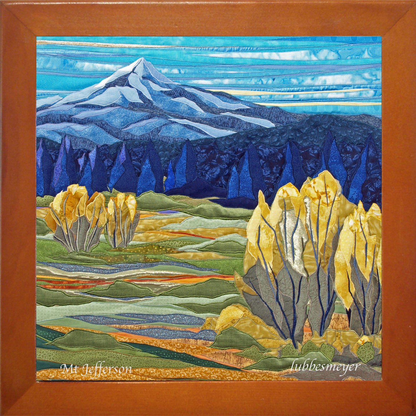 Mount Jefferson Framed Ceramic Tile