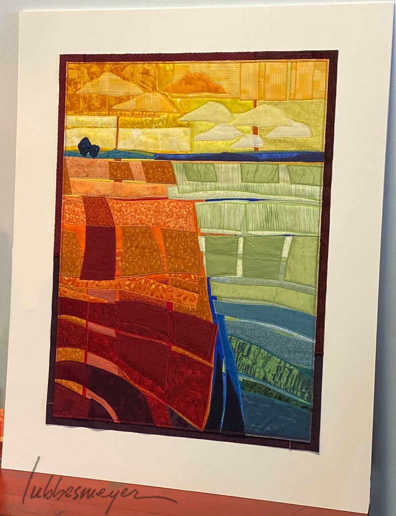 The Day Ahead, 26.5 x 32.5 x 1.5" framed