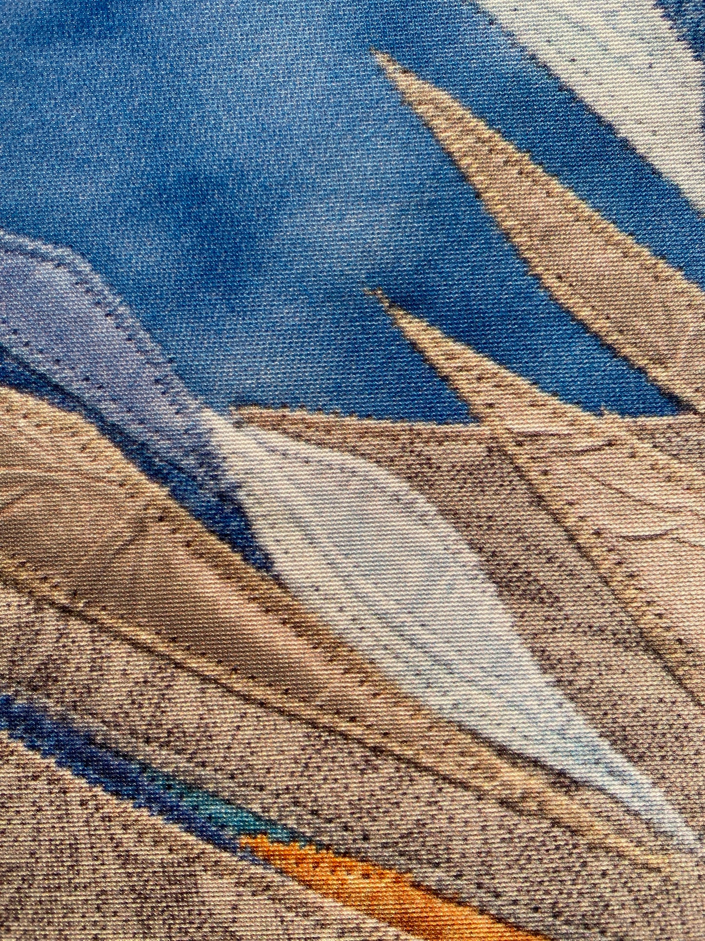 Broken Top Framed Fabric Panel