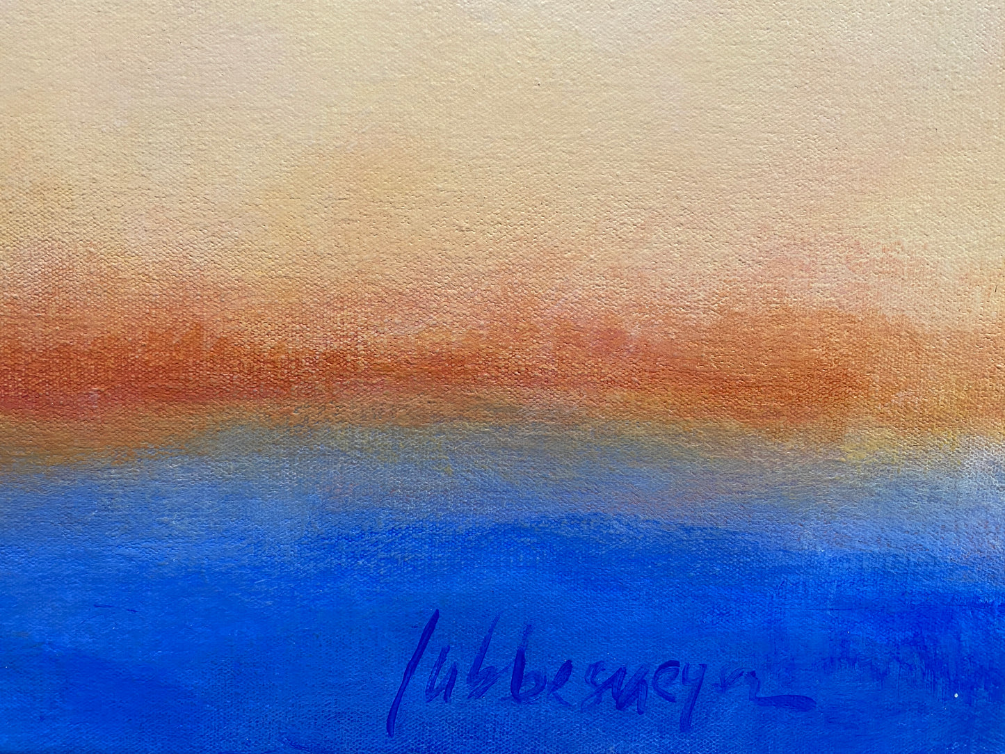 Grounding, 60 x 48 x 1.5" unframed