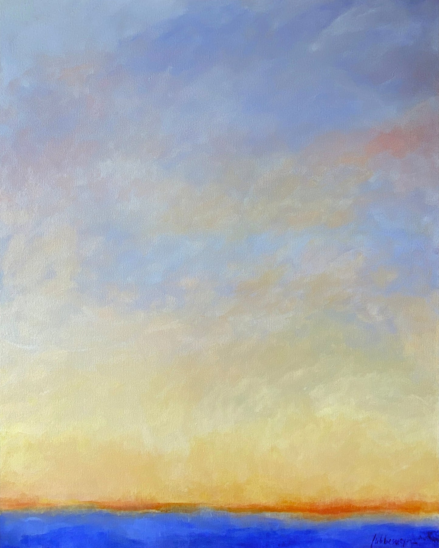 Grounding, 60 x 48 x 1.5" unframed