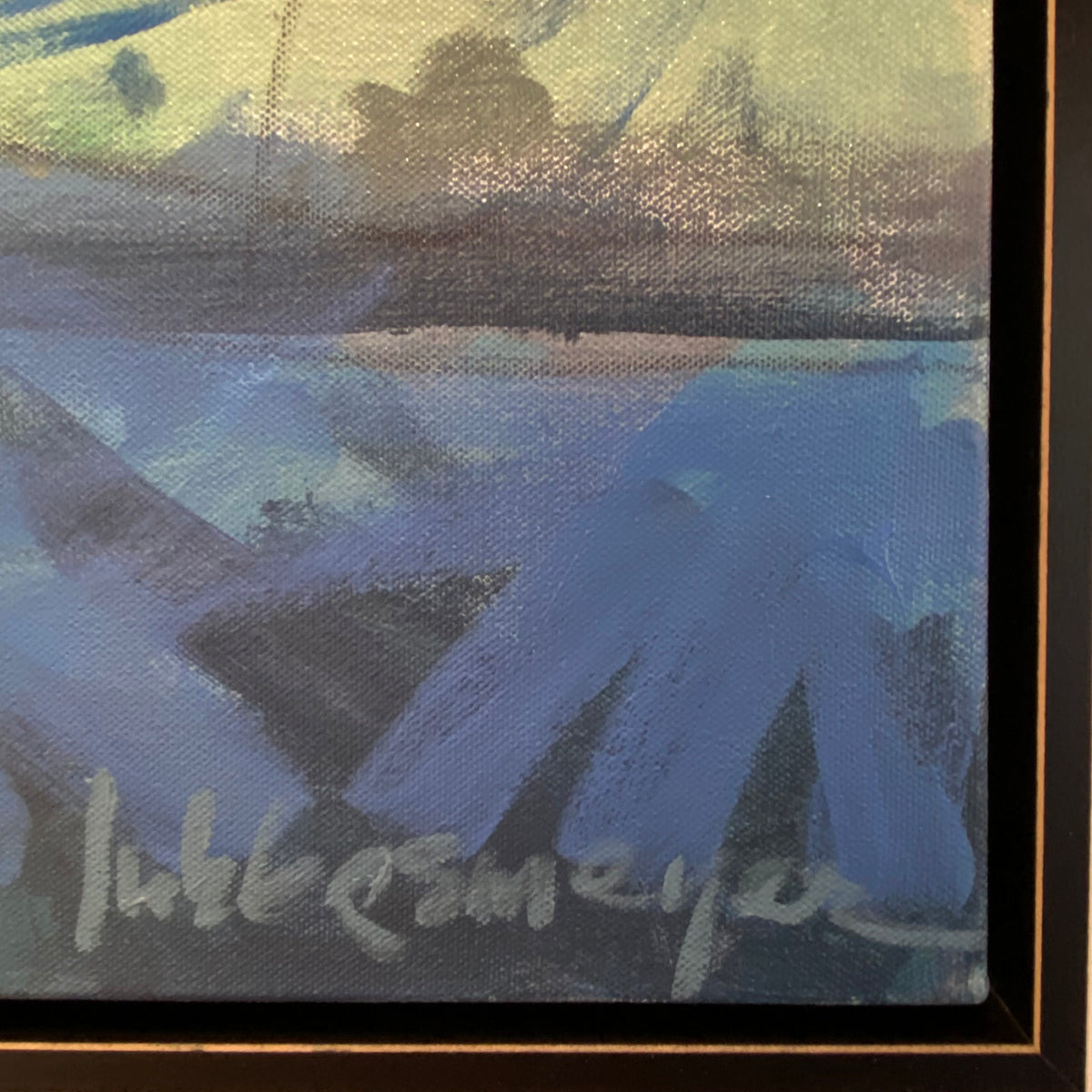 Horizon, 37.5 x 37.5 x 1.5" framed
