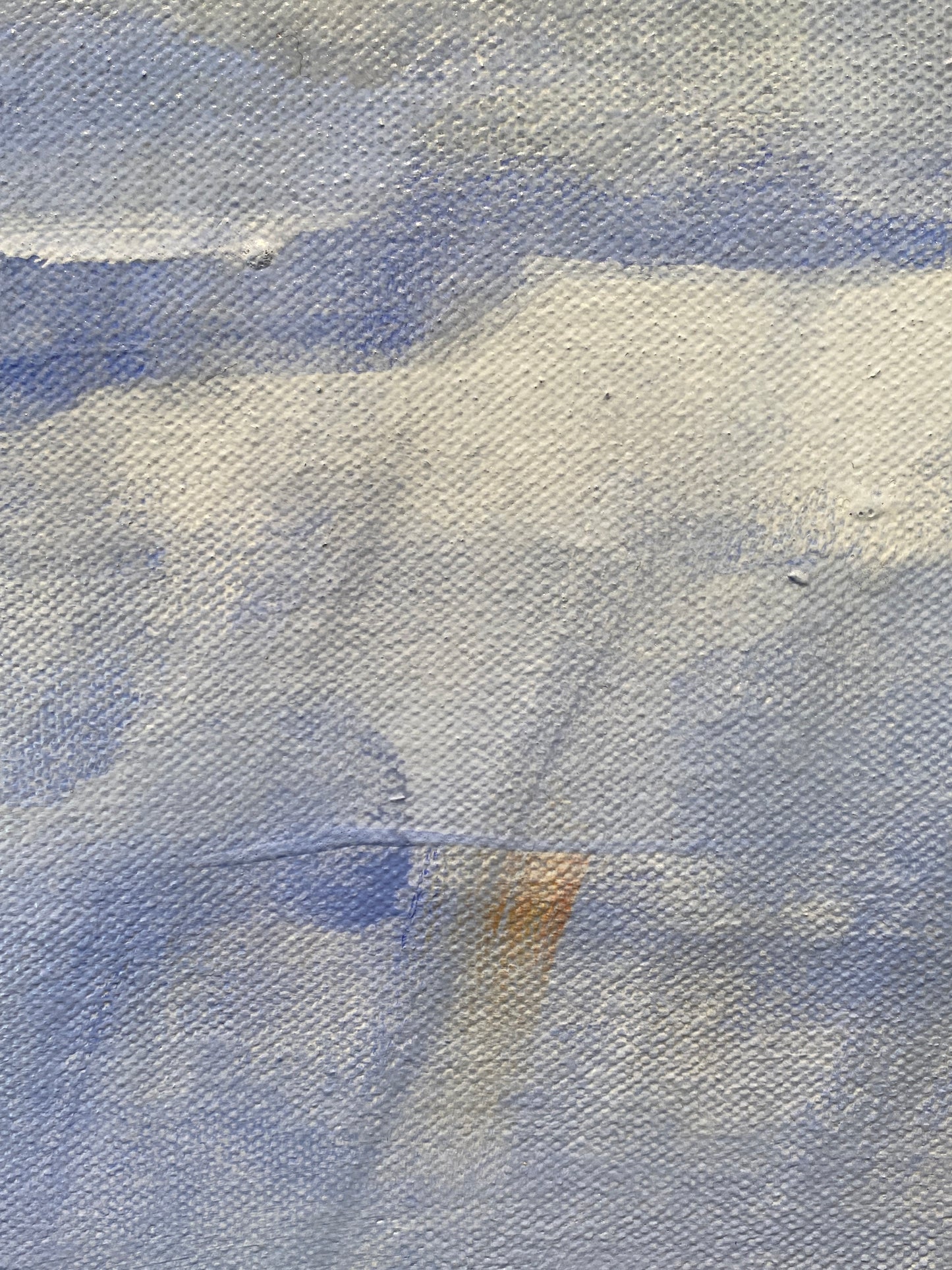 Close-up of a textured blue fabric surface